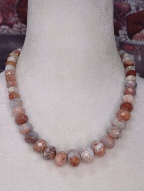 Jay King Faceted Rhodochrosite Gemstone Necklace